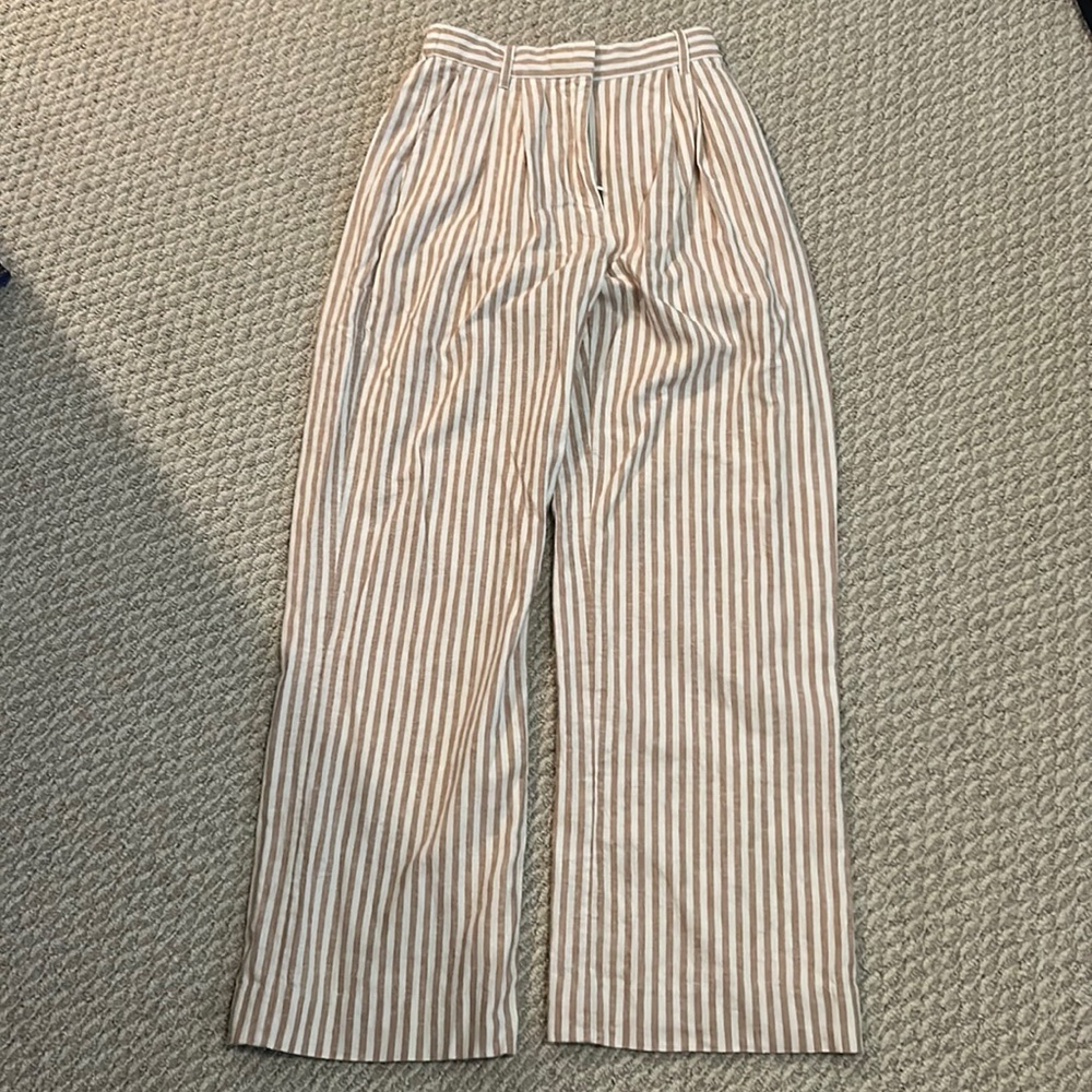 Stripe trouser pants